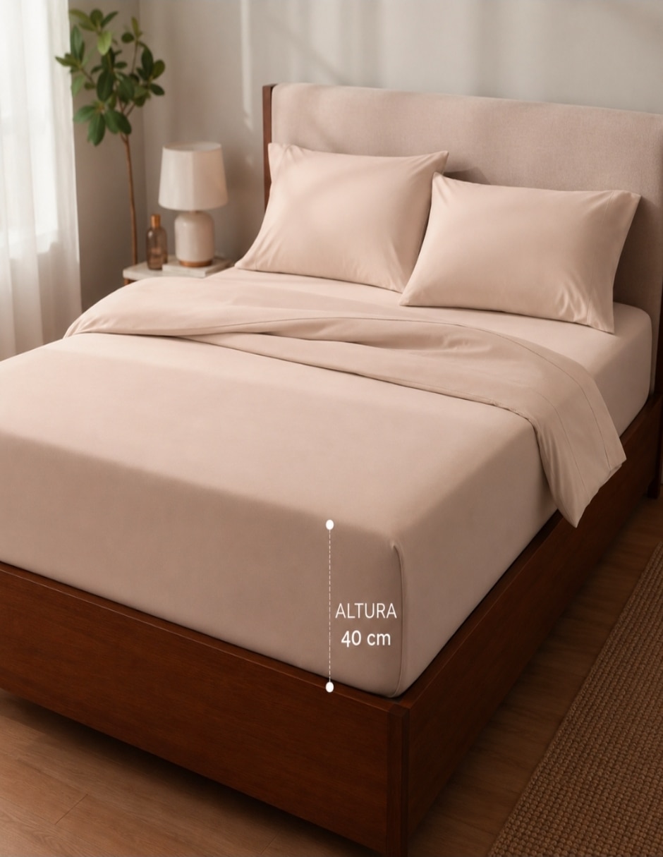 Juego de sábanas de algodón 4